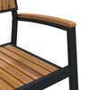 Ruskea puutarhan tuoli Berdgiuhi 56x57x87cm (6 pcs, akaasiapuu)