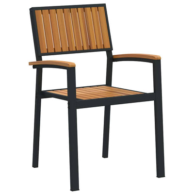 Ruskea puutarhan tuoli Berdgiuhi 56x57x87cm (6 pcs, akaasiapuu)
