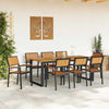 Ruskea puutarhan tuoli Misty 56x57x87cm (8 pcs, akaasiapuu)