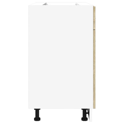 Sonoma-tammi alalipastokaappi Pompilas 80x46x81,5cm (lastulevy)