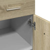 Alalipastokaappi Sonoma-tammi 80x46x81,5 cm lastulevy