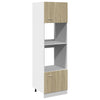 Mikroaaltouunin kaappi Sonoma-tammi 60x57x207 cm lastulevy