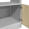 Mikroaaltouunin kaappi Sonoma-tammi 60x57x207 cm lastulevy