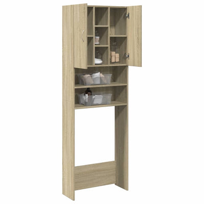 Pesukonekaappi Sonoma-tammi 64x25,5x190 cm
