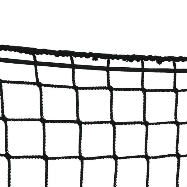 Perävaunun verkko joustavalla köydellä musta 2,7x1,5 m PP
