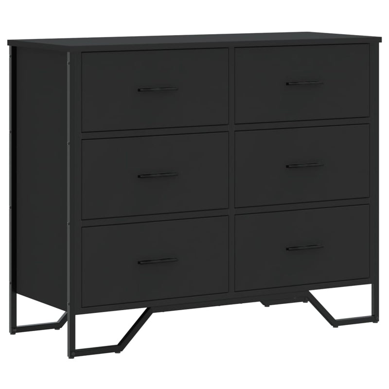 Musta lipasto Elisabett 91x35,5x74,5cm (puinen)