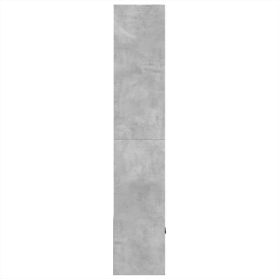 Kirjahylly betoninharmaa 70x36x189 cm tekninen puu