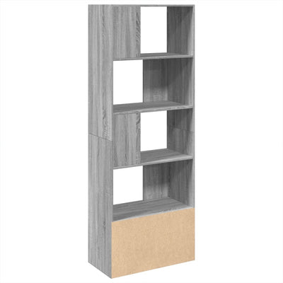 Kirjahylly harmaa Sonoma 70x36x189 cm tekninen puu