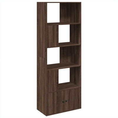 Kirjahylly ruskea tammi 70x36x189 cm tekninen puu