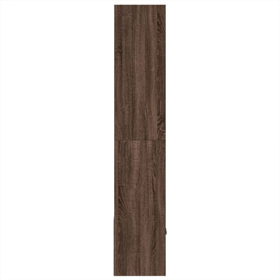 Kirjahylly ruskea tammi 70x36x189 cm tekninen puu