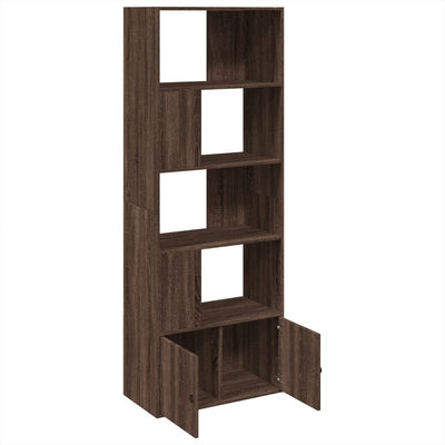 Kirjahylly ruskea tammi 70x36x189 cm tekninen puu