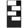 Musta kirjahylly Tuglodi 100x36x189cm (puinen)