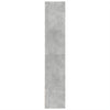 Kirjahylly betoninharmaa 100x36x189 cm tekninen puu
