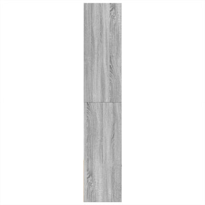 Kirjahylly harmaa Sonoma 100x36x189 cm tekninen puu