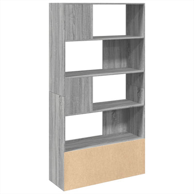 Kirjahylly harmaa Sonoma 100x36x189 cm tekninen puu