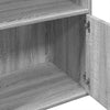 Kirjahylly harmaa Sonoma 100x36x189 cm tekninen puu