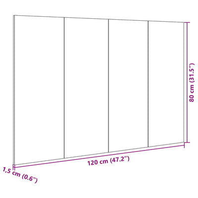 Sängynpääty yöpöydillä valkoinen 120 cm tekninen puu