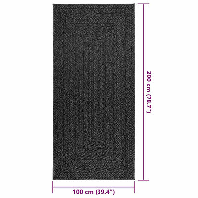 Matto ZIZUR 100x200 cm juuttityyli sisä- ja ulkokäyttöön