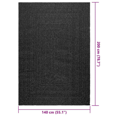 Matto ZIZUR 140x200 cm juuttityyli sisä- ja ulkokäyttöön