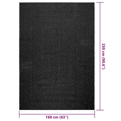 Matto ZIZUR 160x230 cm juuttityyli sisä- ja ulkokäyttöön