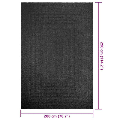 Matto ZIZUR 200x290 cm juuttityyli sisä- ja ulkokäyttöön