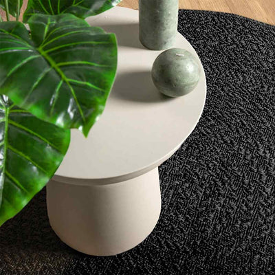 Matto ZIZUR Ø 120 cm juuttityyli sisä- ja ulkokäyttöön