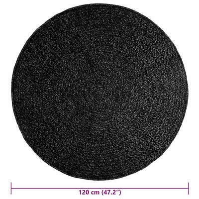 Matto ZIZUR Ø 120 cm juuttityyli sisä- ja ulkokäyttöön