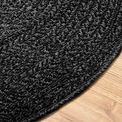 Matto ZIZUR Ø 160 cm juuttityyli sisä- ja ulkokäyttöön