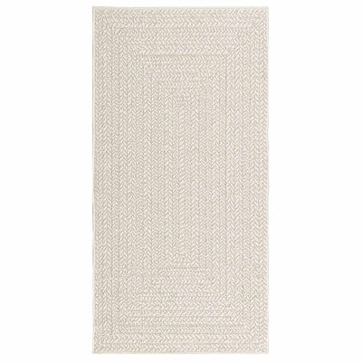 Matto ZIZUR kermainen 80x150cm juuttityyli sisä ja ulkokäyttöön