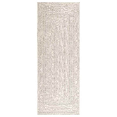 Matto ZIZUR kermainen 80x200cm juuttityyli sisä ja ulkokäyttöön