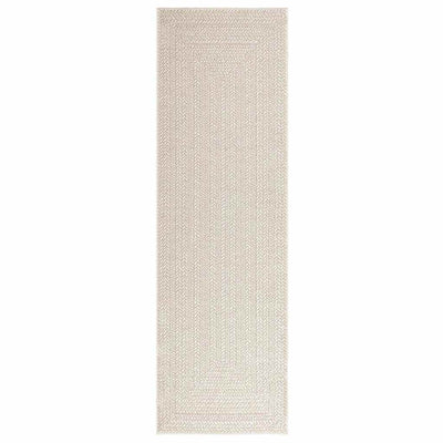 Matto ZIZUR kermainen 80x250cm juuttityyli sisä ja ulkokäyttöön