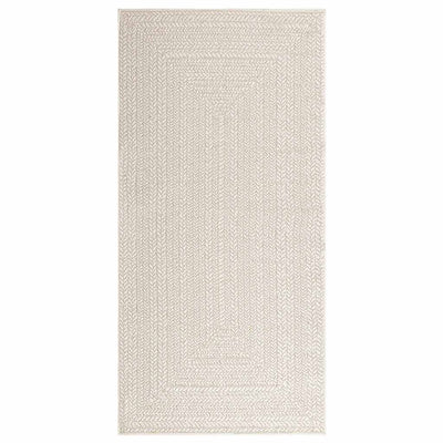 Matto ZIZUR kermainen 100x200cm juuttityyli sisä ulkokäyttöön