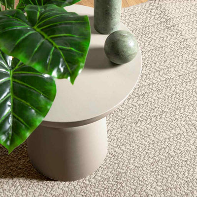 Matto ZIZUR kermainen 200x200 cm juuttityyli sisä ulkokäyttöön