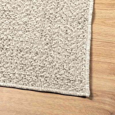 Matto ZIZUR kermainen 200x200 cm juuttityyli sisä ulkokäyttöön