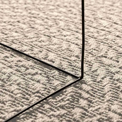 Matto ZIZUR kermainen 60x110 cm juuttityyli sisä ulkokäyttöön