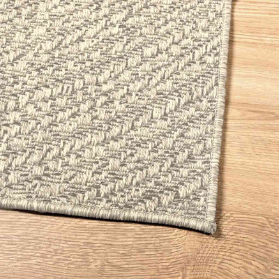 Matto ZIZUR kermainen 100x200 cm juuttityyli sisä ulkokäyttöön