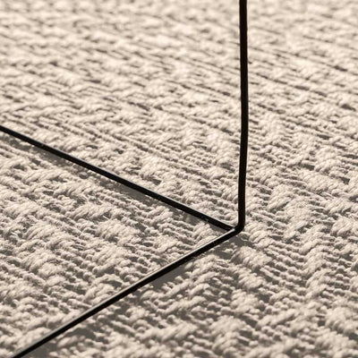 Matto ZIZUR kermainen 140x200 cm juuttityyli sisä ulkokäyttöön