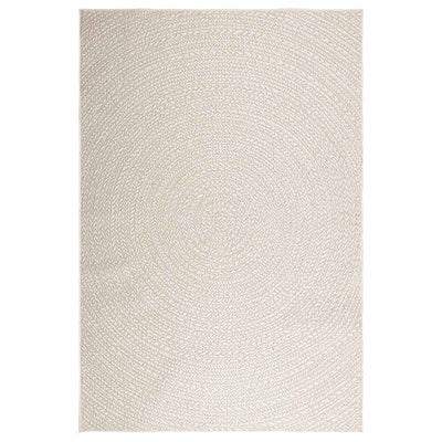 Matto ZIZUR kermainen 160x230 cm juuttityyli sisä ulkokäyttöön
