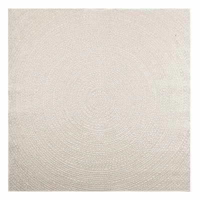 Matto ZIZUR kermainen 200x200 cm juuttityyli sisä ulkokäyttöön