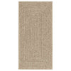 Matto ZIZUR beige 60x110 cm juuttityyli sisä- ja ulkokäyttöön
