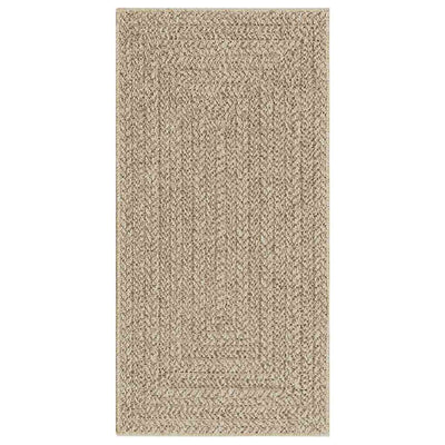 Matto ZIZUR beige 60x110 cm juuttityyli sisä- ja ulkokäyttöön