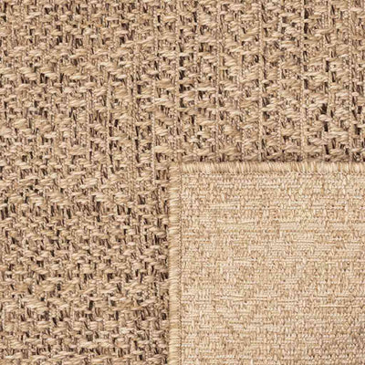 Beige matto zizur Kanesha 60x110cm (juuttityyli sisä- ja ulkokäyttöön)