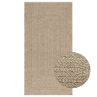 Matto ZIZUR beige 80x150 cm juuttityyli sisä- ja ulkokäyttöön
