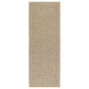 Matto ZIZUR beige 80x200 cm juuttityyli sisä- ja ulkokäyttöön