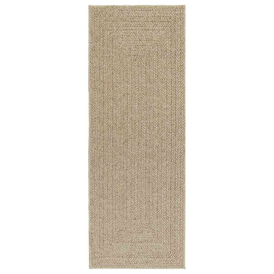 Matto ZIZUR beige 80x200 cm juuttityyli sisä- ja ulkokäyttöön