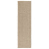 Matto ZIZUR beige 80x250 cm juuttityyli sisä- ja ulkokäyttöön