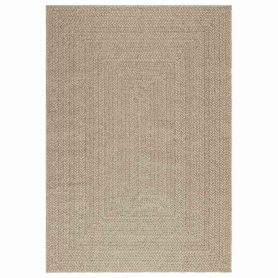 Matto ZIZUR beige 140x200 cm juuttityyli sisä- ja ulkokäyttöön