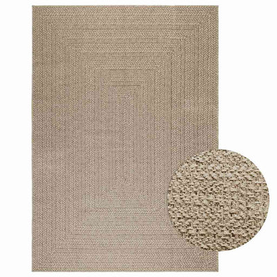 Matto ZIZUR beige 160x230 cm juuttityyli sisä- ja ulkokäyttöön
