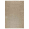 Matto ZIZUR beige 160x230 cm juuttityyli sisä- ja ulkokäyttöön