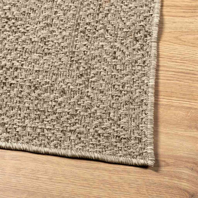 Matto ZIZUR beige 160x230 cm juuttityyli sisä- ja ulkokäyttöön